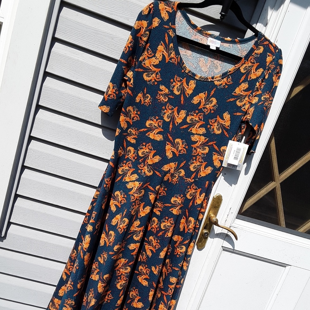 LARGE Lularoe Nicole Orchards BNWT 🌺